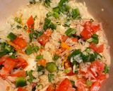 A picture of step 4 of Jamaican brown stew fish.