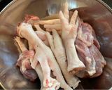 A picture of step 2 of 🥣 Chicken Feet Soup with Black-Eyed Peas and Peanuts.
