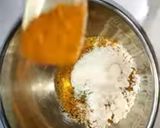 A picture of step 7 of Crispy Peri Peri Murg.