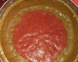 Foto del paso 4 de la receta: Tarta fresca con forma de sandía 🍉🍉🍉