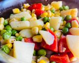 A picture of step 3 of Colourful Salad.