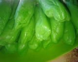 Foto langkah ke 4 dari resep Es pisang ijo.