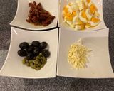 A picture of step 1 of Simple Fusilli vegetarian pasta.