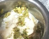 A picture of step 1 of Suji dhokla(white khatta dhokla).