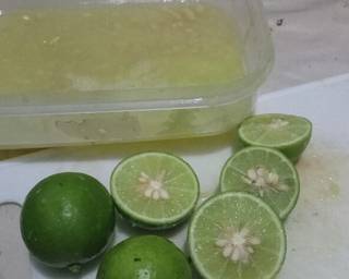 Mojito telang - Step 1