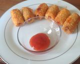 Foto langkah ke 5 dari resep Roti goreng sosis.