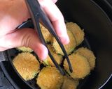 A picture of step 5 of Air Fryer Fried Zucchini.