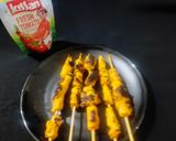 A picture of step 4 of Baby corn barbecue.