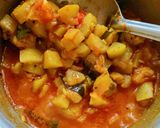 A picture of step 4 of Gujjus lauki sabzi.