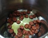 Cukkini krémleves kolbásszal recept fázis 2 fotója
