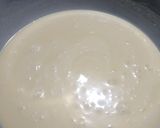 A picture of step 1 of Khandvi.