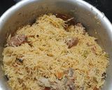 A picture of step 7 of Mutton Pulao.