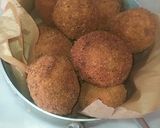 صورة لخطوة 6 من وصفة كرات البطاطا المقرمشة اللذيذة❤️