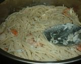 Foto del paso 7 de la receta: Espagueti con camarones al coco