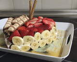 Foto del paso 6 de la receta: Tarta corazón, bizcocho de yogurt de limón... Locura chocolate y frutas