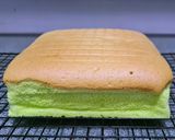 Foto langkah ke 5 dari resep Ogura Pandan cake anti gagal.