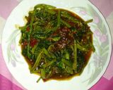 Foto langkah ke 6 dari resep Kangkung sambel trasi saos tiram.