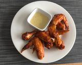 BBQ Csirkeszárnyak kéksajt szósszal (ketogén) recept fázis 6 fotója