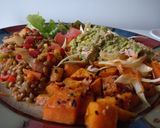 Foto del paso 6 de la receta: Ensalada con lentejas, palta y atún