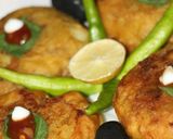 A picture of step 5 of Chinese potatoes cutlets with simple presentation.