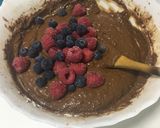 Foto del paso 4 de la receta: Muffins de cacao; coco y frutos rojos