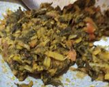 मूली के पत्ते की सब्जी(mooli ke patte ki sabzi recipe in hindi) रेसिपी चरण 2 फोटो