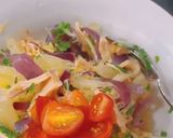 Hình bước làm 2 của món Salad bưởi ức gà