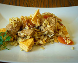 Foto del paso 6 de la receta: Wok de pavo (o como aprovechar el arroz blanco sobrante)
