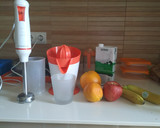 Foto del paso 1 de la receta: Batido de frutas, rico desayuno!!