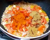 A picture of step 4 of Dal makhni.