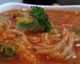 A picture of step 6 of Dj's Veggies Tomato Soupy Noodles.