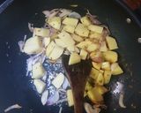 A picture of step 2 of Desi Veggies.