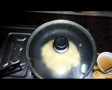 A picture of step 7 of Aloo chilla or Potato Pancake.