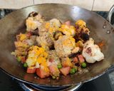 A picture of step 7 of Gajar Matar Gobhi Sabzi.