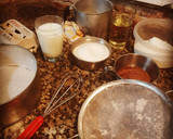 Foto del paso 1 de la receta: Bizcochuelo para torta de chocolate bien húmedo😊🤤🙈