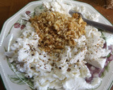 Foto del paso 2 de la receta: Sándwiches de queso de cabra con ricotta y nueces con cúrcuma