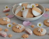 Une image de l'étape 4 de Biscuits citron vert et biscuits roses de Reims.