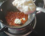 A picture of step 2 of Dahi Tikhari.