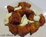 A picture of step 12 of Patatas Bravas.
