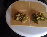 A picture of step 5 of Veggie pizza puff.