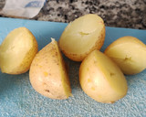Foto del paso 5 de la receta: Albóndigas con salsa de Gorgonzola, Espinacas y Patatas🧀