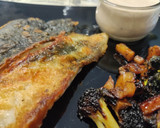 Foto del paso 10 de la receta: Rodaballo a la Plancha con Mayonesa de Humo y Brócoli y Patatas