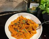 A picture of step 9 of Creamy Chili Oil Pasta.