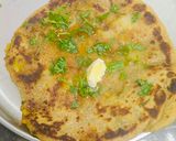 A picture of step 6 of Aloo Paratha.