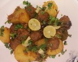 A picture of step 14 of Kofta karai.