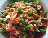 Foto langkah ke 3 dari resep Buncis pedas bumbu ebi.