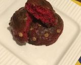 A picture of step 6 of Eggless Tutti Frutti Red Velvet Cookies.