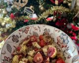 Foto del paso 3 de la receta Ensalada de higos morados con tomate cherry y queso al orégano