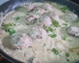 A picture of step 6 of Chicken Malai Kofta in White Gravy.