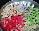 A picture of step 1 of Vegetable upma.